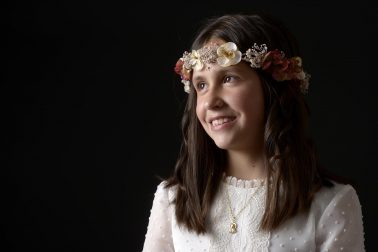 Retratos de comunión en estudio