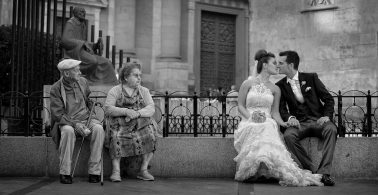 Novios y abuelos en Salamanca. Clerecía y Casa de las Conchas