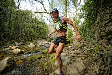 Tommy Rivs en la Batuecas. Trail Tres Valles