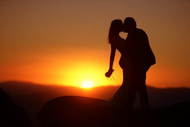 Puestas de sol con novios