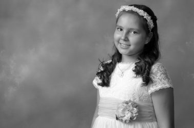 Fotos de comunión en blanco y negro