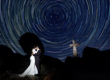 Fotografía circumpolar con novios, ¿os apetece tener una parecida?