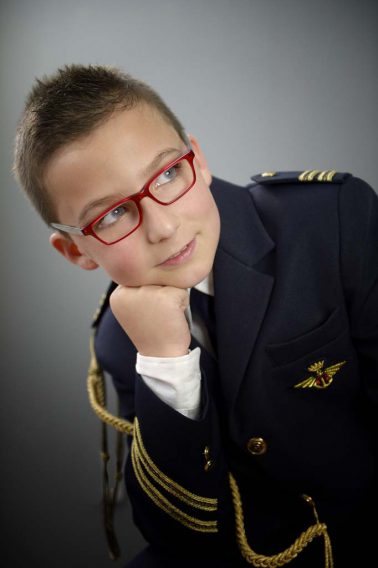 Fotografía de estudio profesional de la primera comunión