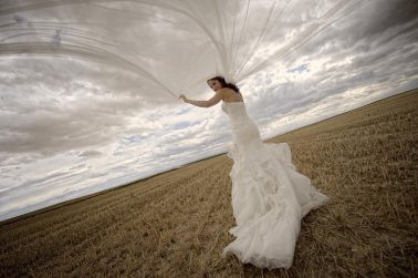 Álbum de boda digital. El velo