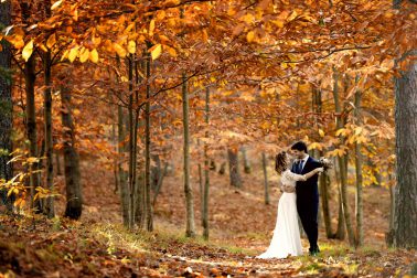 Boda en otoño, la explosión de colores