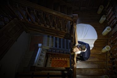 Escalinata de la Abadía de los Templarios, La Alberca (Salamanca)