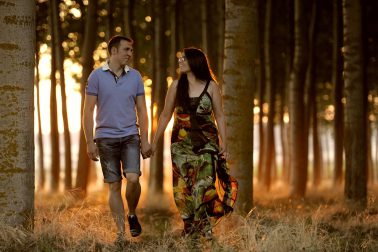 Boda en Alba de Tormes. Preboda en chopera