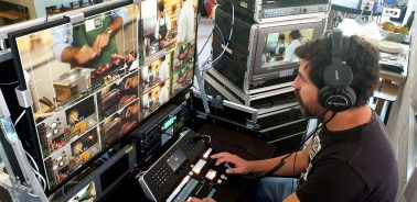 Realizando en unidad móvil. Haces tele donde tu quieras